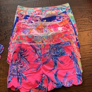 Lot of 5 Lilly Pulitzer Size 12 5” Buttercup Short